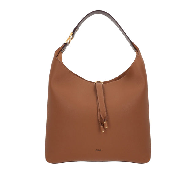 Marcie Grained Leather Hobo Bag-CHLOÉ-JOHN JULIA