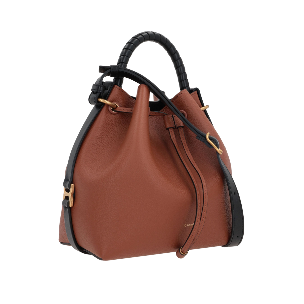 Marcie Grainy Leather Bucket Bag-CHLOÉ-JOHN JULIA