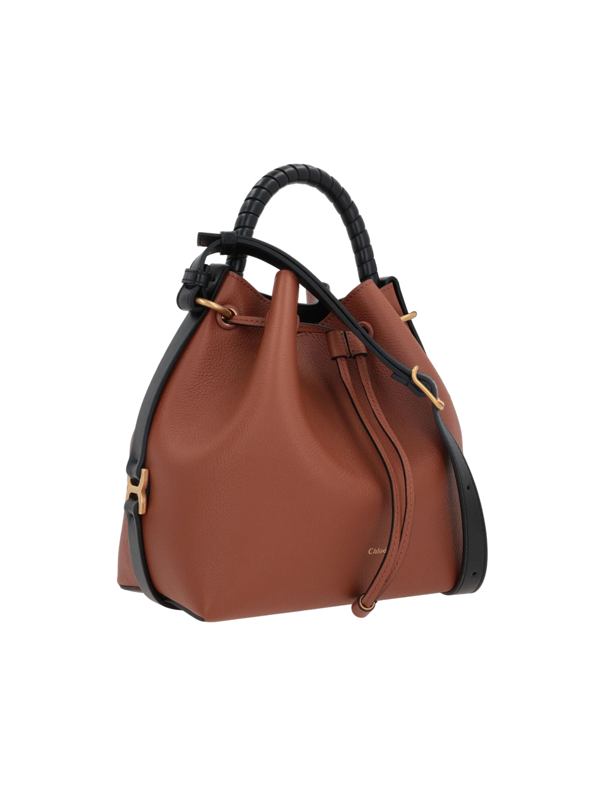 Marcie Grainy Leather Bucket Bag-CHLOÉ-JOHN JULIA