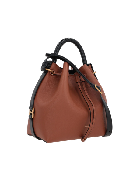 Marcie Grainy Leather Bucket Bag-CHLOÉ-JOHN JULIA