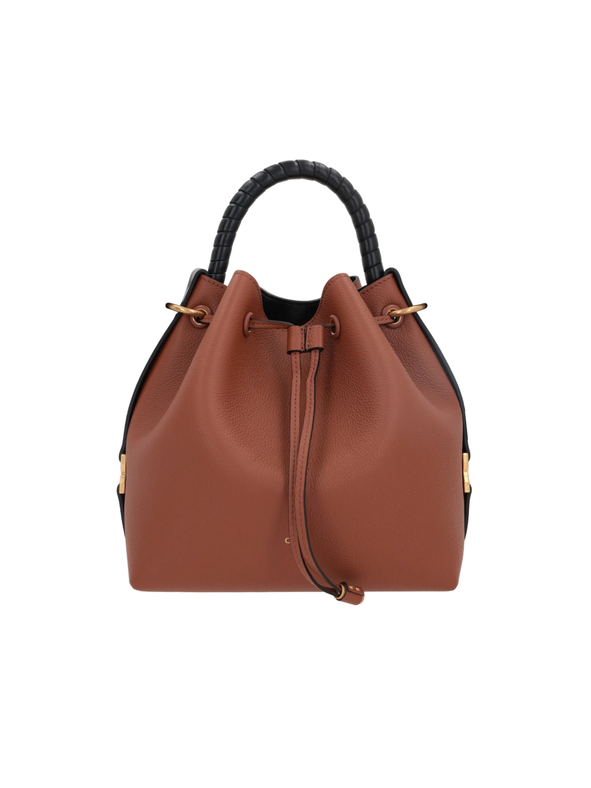 Marcie Grainy Leather Bucket Bag-CHLOÉ-JOHN JULIA