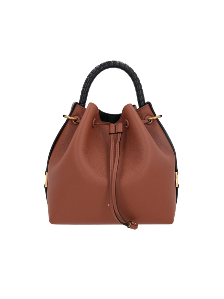 Marcie Grainy Leather Bucket Bag-CHLOÉ-JOHN JULIA