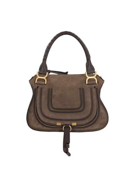 Marcie Small Suede Handbag-CHLOÉ-JOHN JULIA