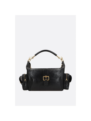 CHLOÉ-Medium Glossy Leather Camera Bag-JOHN JULIA