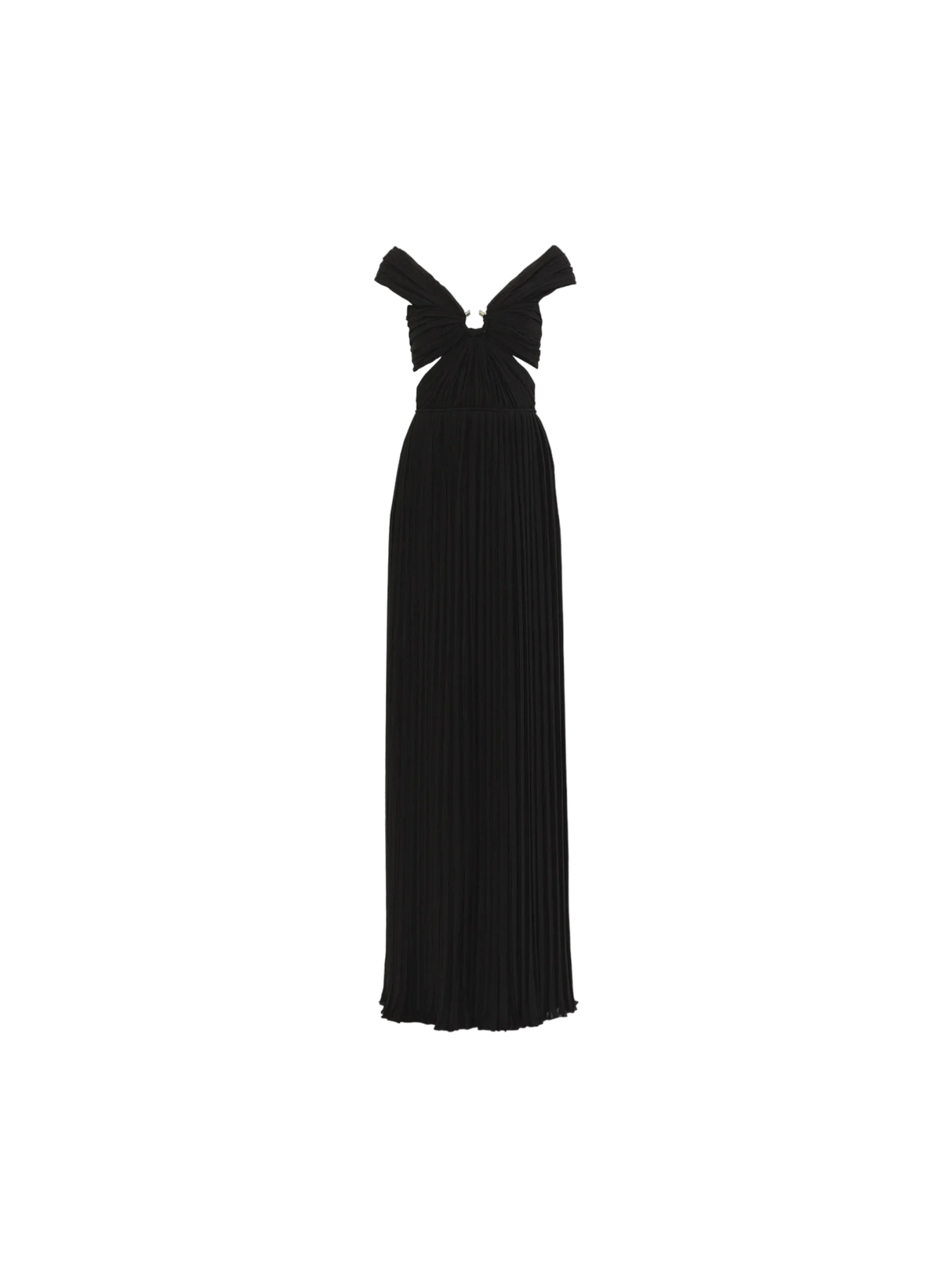 Pleated Silk Long Dress-CHLOÉ-JOHN JULIA