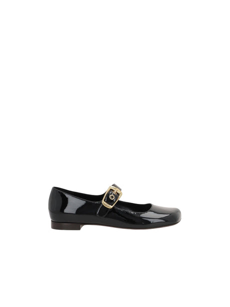 Polly Patent Leather Mary-jane Ballerinas-CHLOÉ-JOHN JULIA