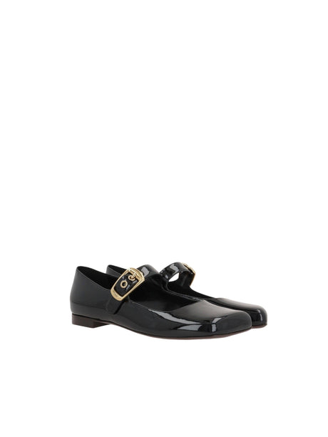 Polly Patent Leather Mary-jane Ballerinas-CHLOÉ-JOHN JULIA