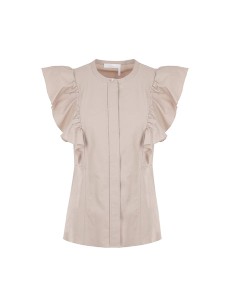 Recycled Cotton Blouse-CHLOÉ-JOHN JULIA