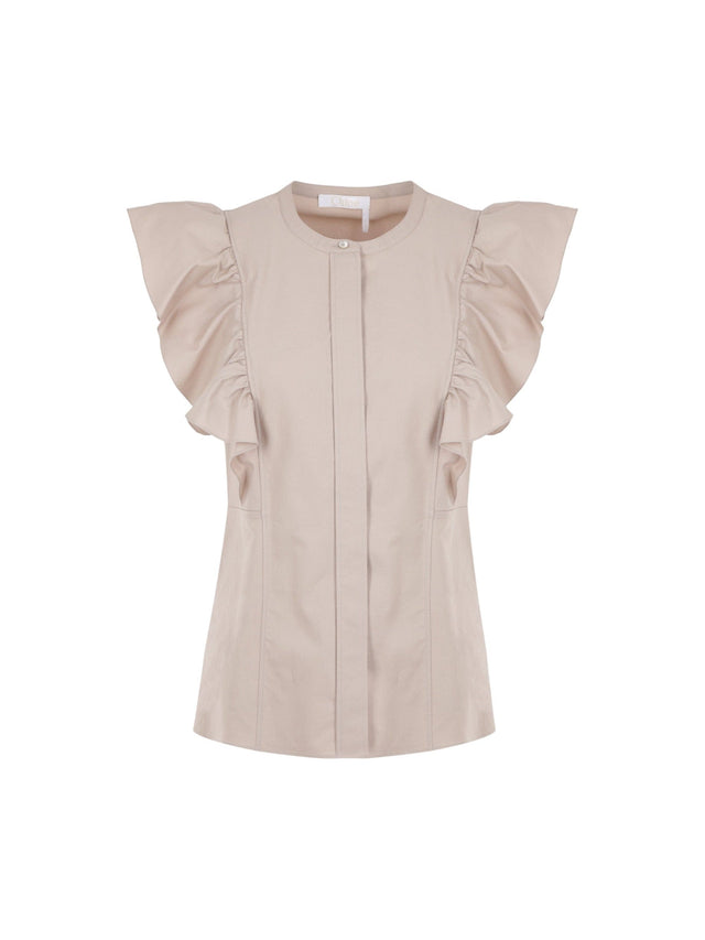 Recycled Cotton Blouse-CHLOÉ-JOHN JULIA