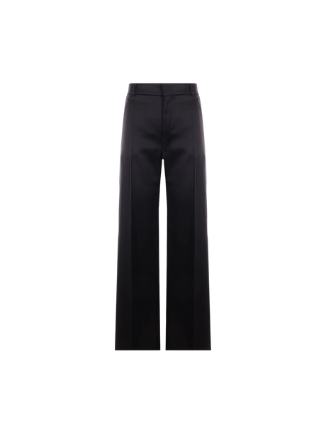 Satin Flared Pants-CHLOÉ-JOHN JULIA