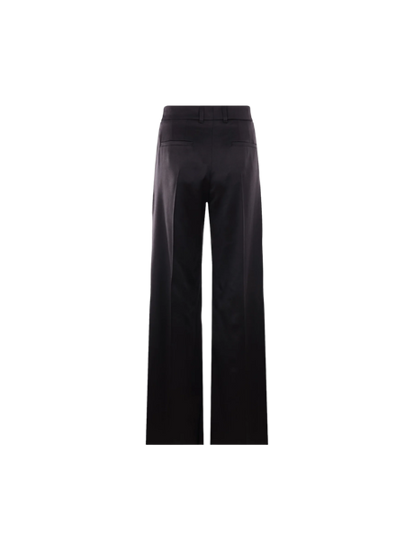 Satin Flared Pants-CHLOÉ-JOHN JULIA