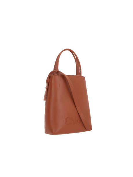 CHLOÉ-Chloé Sense Micro Smooth Leather Handbag-JOHN JULIA