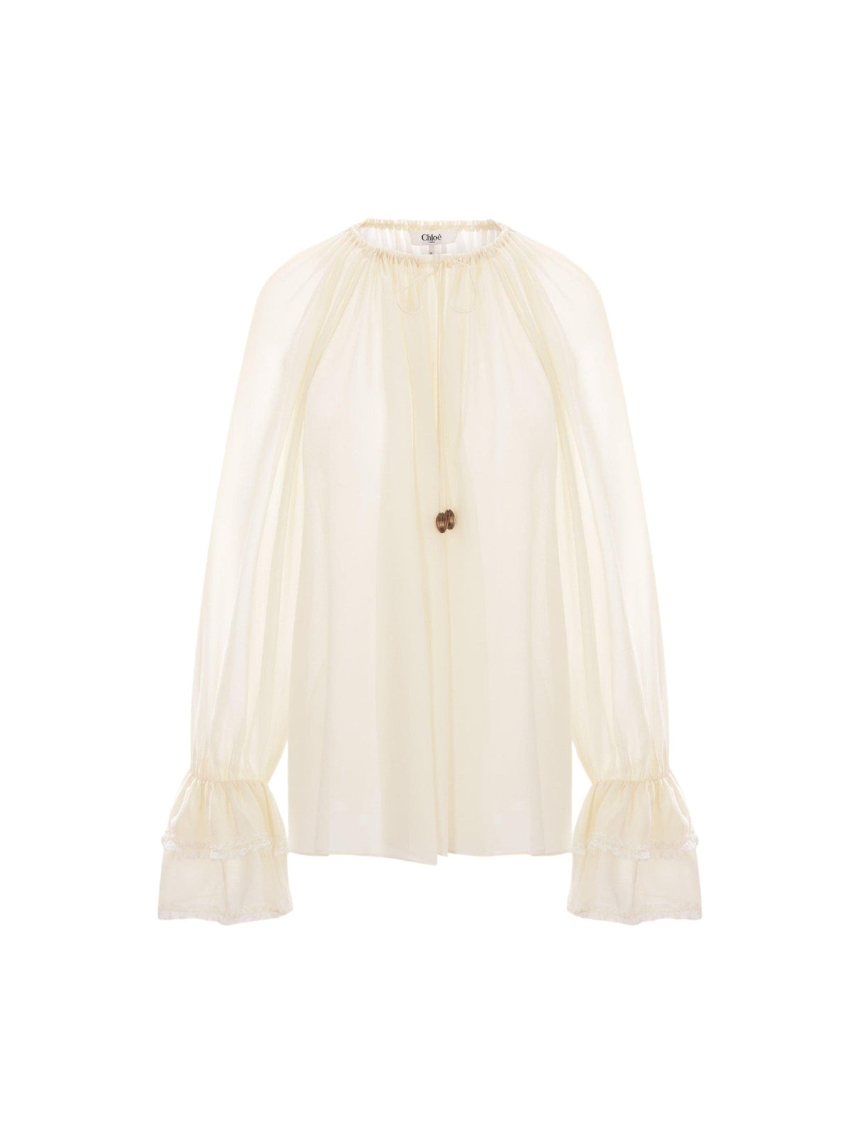 Silk Georgette Blouse-CHLOÉ-JOHN JULIA