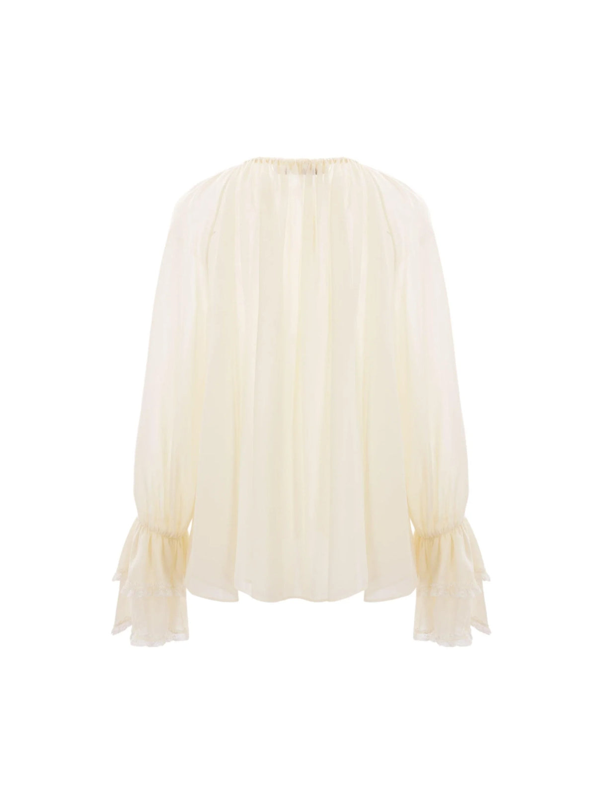 Silk Georgette Blouse-CHLOÉ-JOHN JULIA