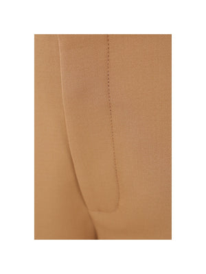 Slim-fit Trousers In Grain De Poudre Wool-CHLOÉ-JOHN JULIA