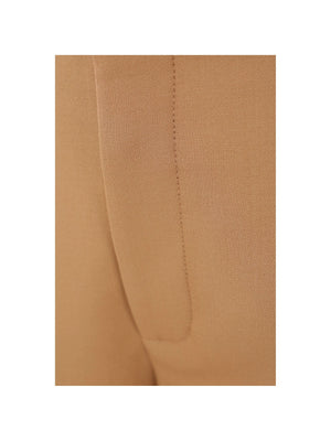 Slim-fit Trousers In Grain De Poudre Wool-CHLOÉ-JOHN JULIA