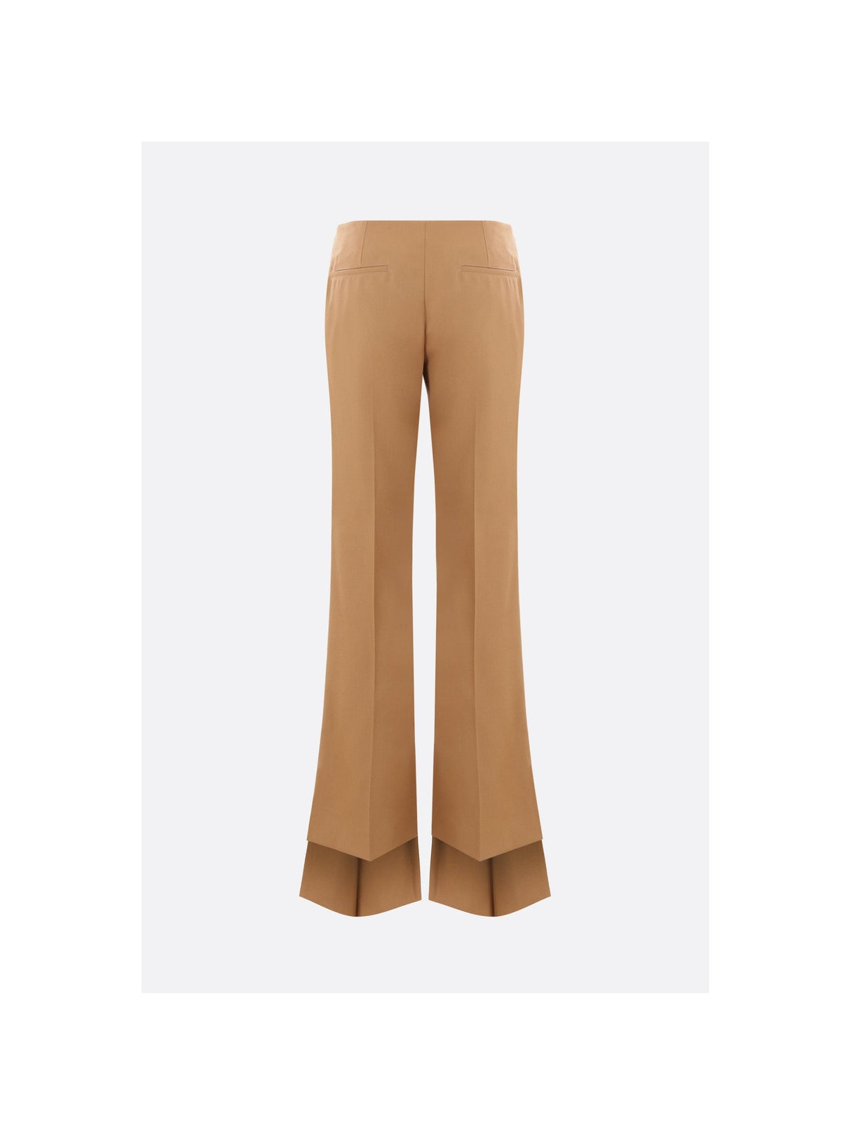 Slim-fit Trousers In Grain De Poudre Wool-CHLOÉ-JOHN JULIA