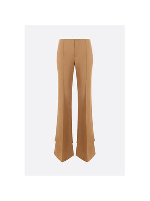 Slim-fit Trousers In Grain De Poudre Wool-CHLOÉ-JOHN JULIA