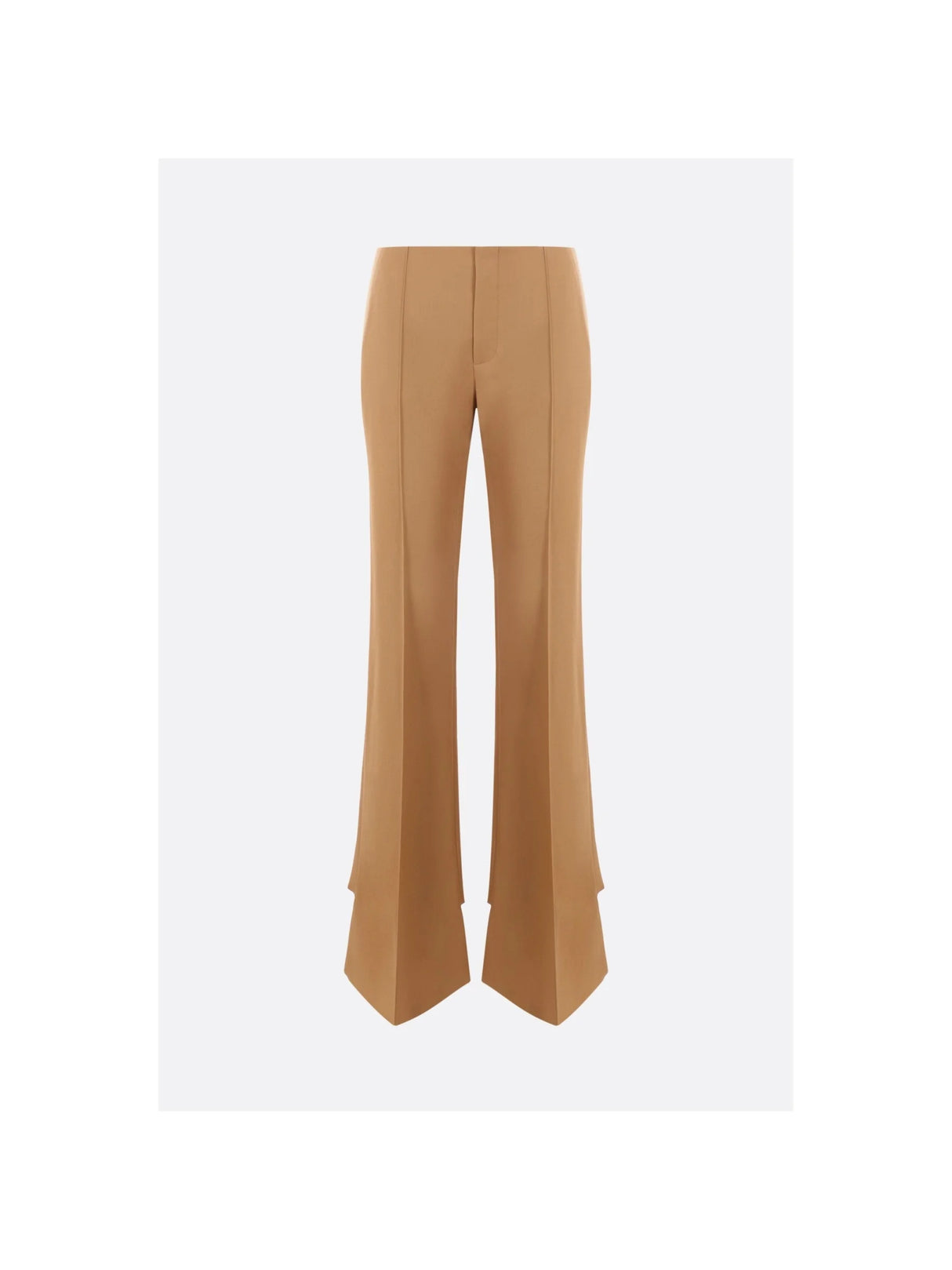 Slim-fit Trousers In Grain De Poudre Wool-CHLOÉ-JOHN JULIA