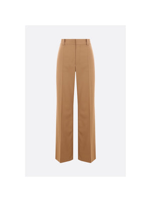 Wide-leg Wool Trousers-CHLOÉ-JOHN JULIA