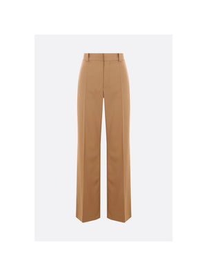 Wide-leg Wool Trousers-CHLOÉ-JOHN JULIA