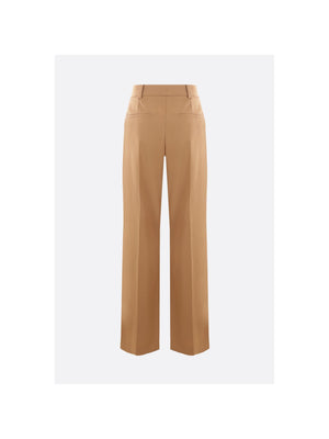 Wide-leg Wool Trousers-CHLOÉ-JOHN JULIA