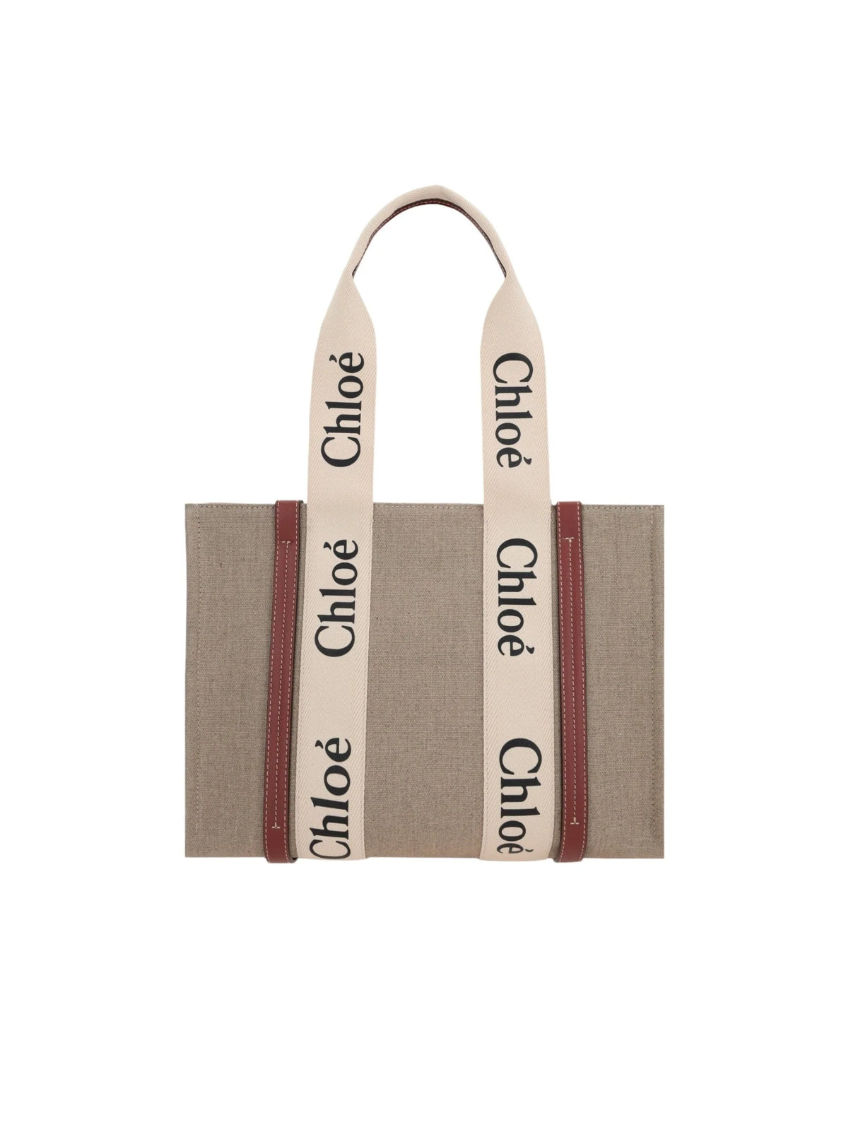 Woody Medium Canvas Tote Bag-CHLOÉ-JOHN JULIA