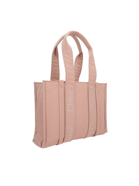 Woody Medium Tote Bag-CHLOÉ-JOHN JULIA