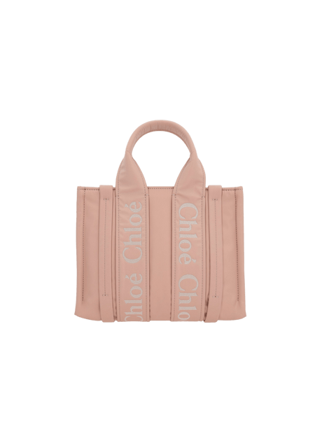 Woody Small Technical Fabric Tote Bag-CHLOÉ-JOHN JULIA