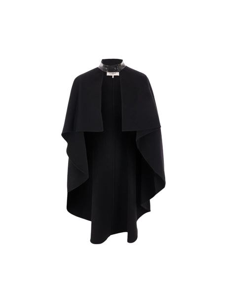 CHLOÉ-Wool Asymmetric Cape-JOHN JULIA