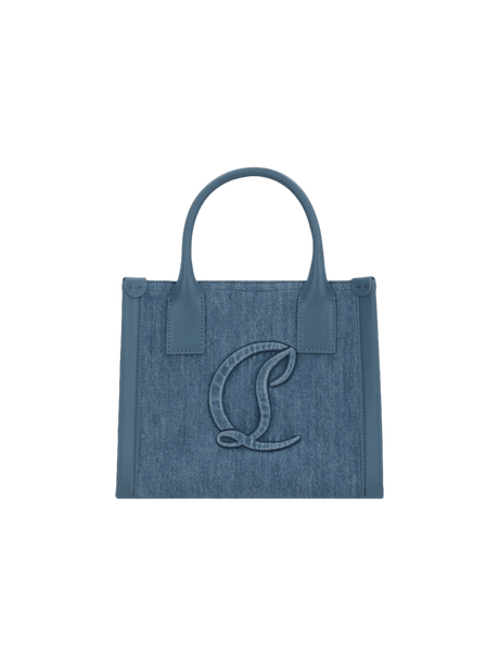 By My Side Denim Tote Bag-CHRISTIAN LOUBOUTIN-JOHN JULIA