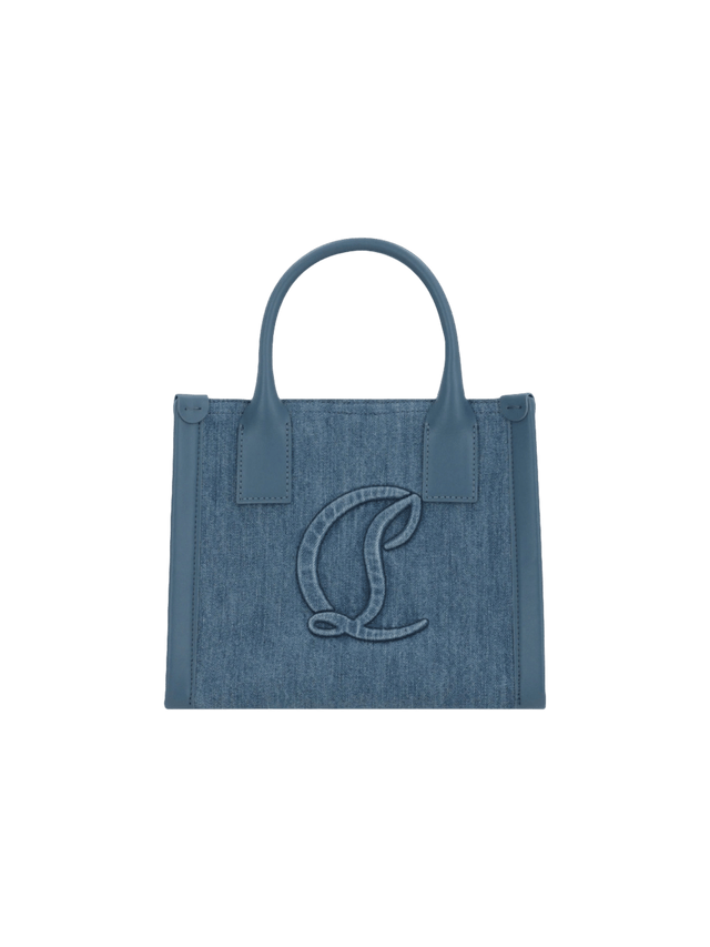 By My Side Denim Tote Bag-CHRISTIAN LOUBOUTIN-JOHN JULIA