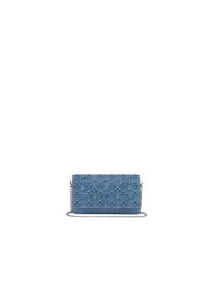 Denim Paloma Wallet On Chain-CHRISTIAN LOUBOUTIN-JOHN JULIA