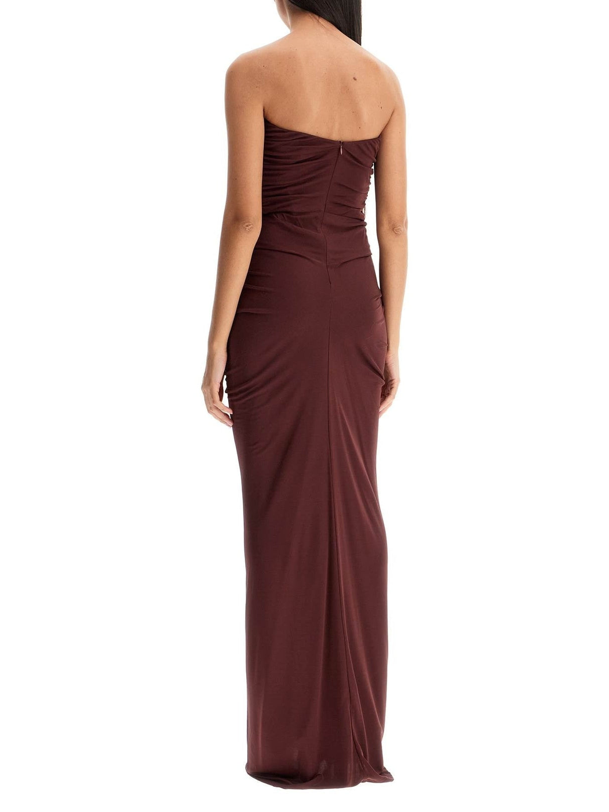 CHRISTOPHER ESBER-Maxi Dress With Bezel Detail-JOHN JULIA