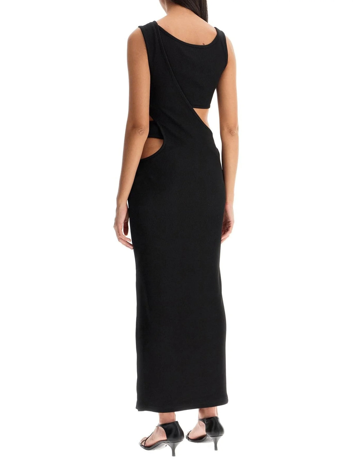 Long Layered Effect Maxi Dress