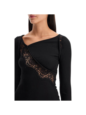 Lace Long-Sleeved Top-Christopher Esber-JOHN JULIA