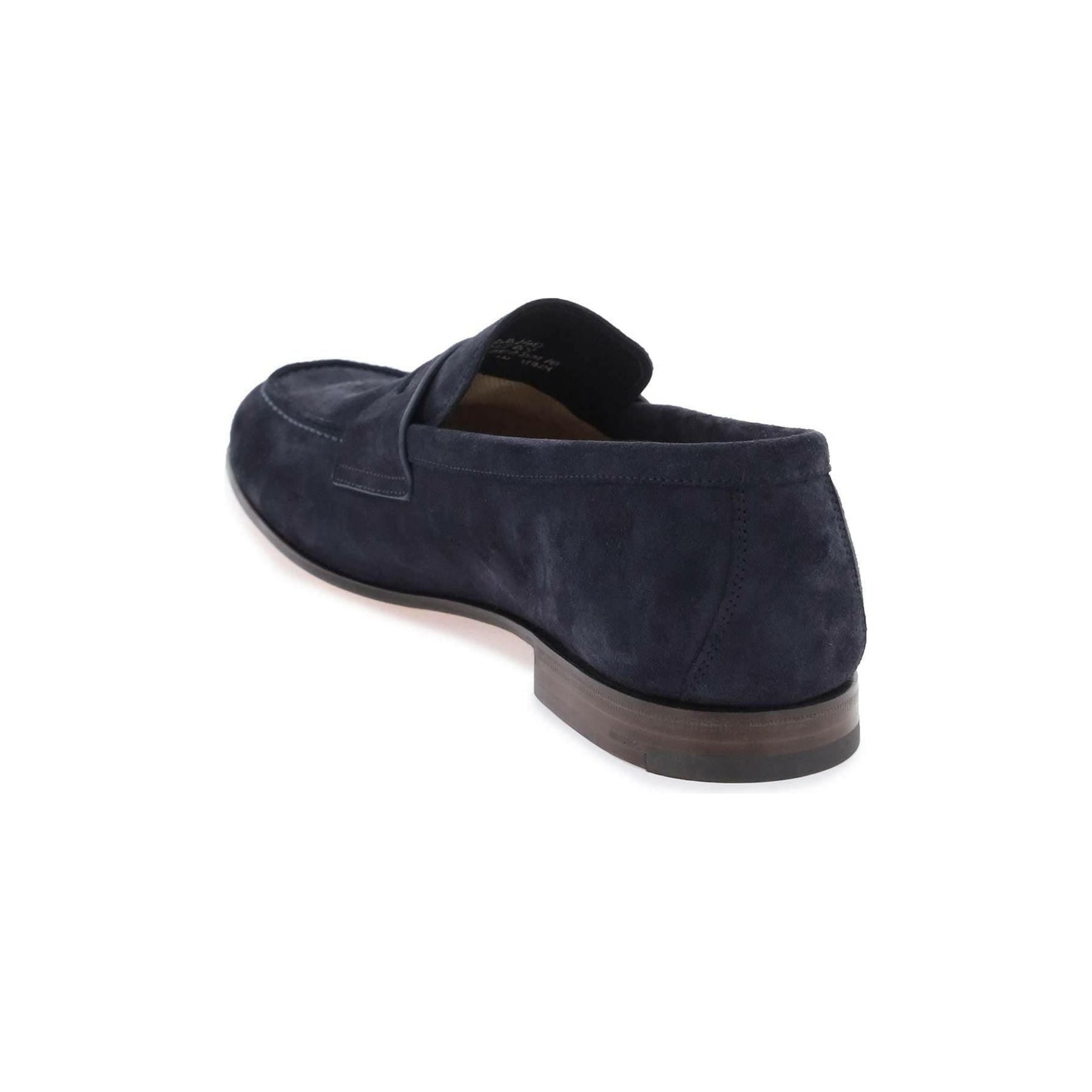 Navy Maltby Soft Suede Loafers CHURCH'S JOHN JULIA.