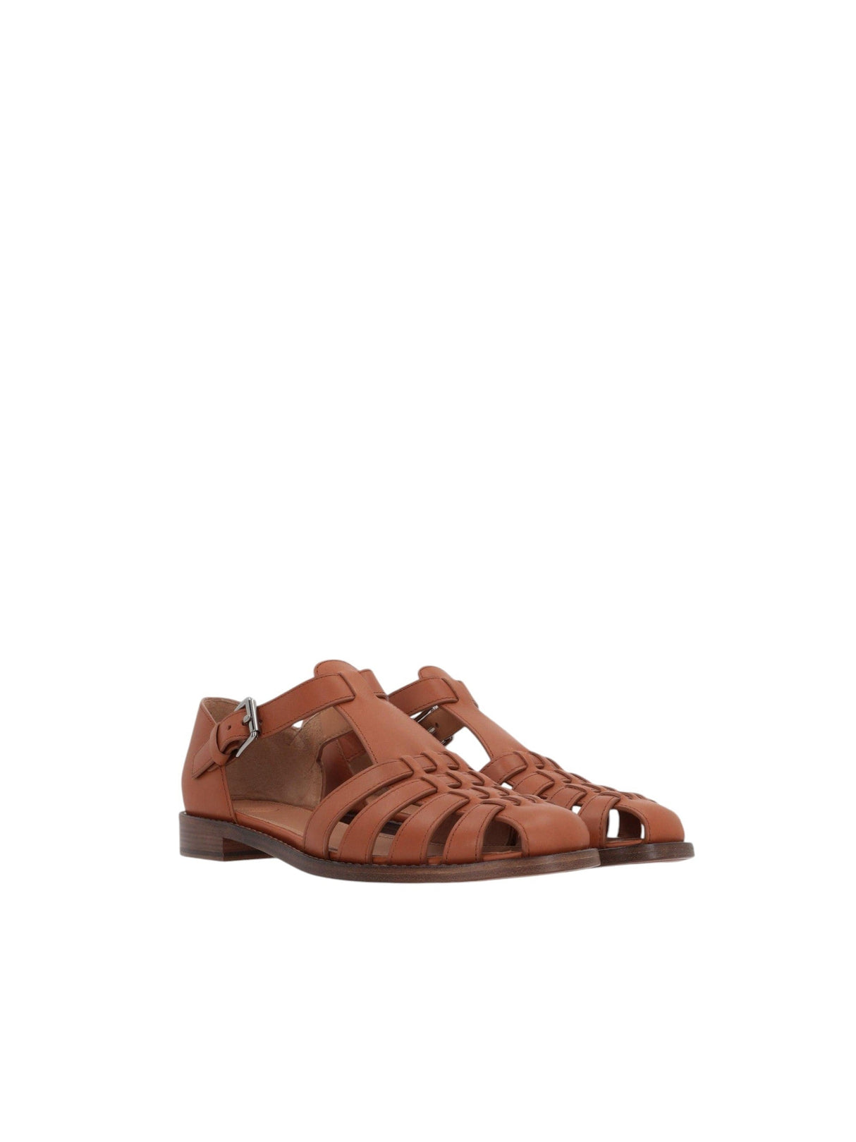 Kelsey Prestige Leather Flat Sandals-CHURCH'S-JOHN JULIA