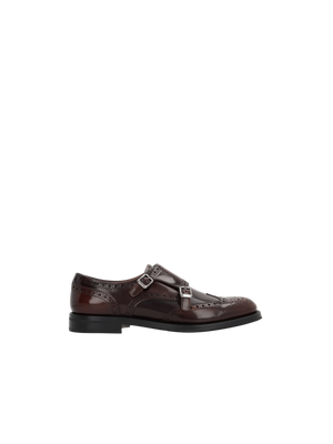 Lana R Shiny Leather Monk Strap Shoes-CHURCH'S-JOHN JULIA