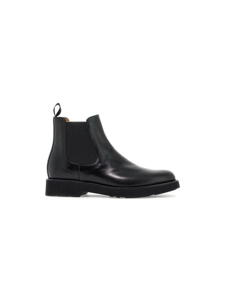 Leather Monmouth Chelsea Ankle Boots.