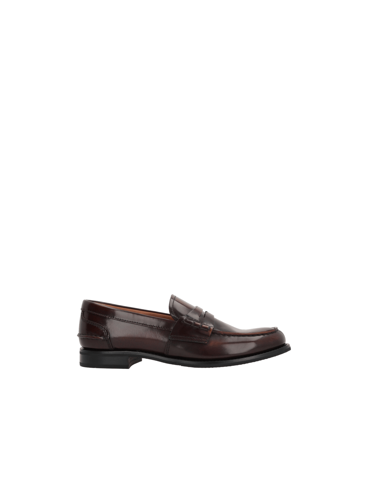 Pembrey Loafers in Polished Fumé Leather-CHURCH'S-JOHN JULIA