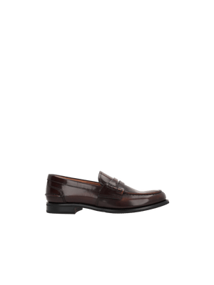 Pembrey Loafers in Polished Fumé Leather-CHURCH'S-JOHN JULIA