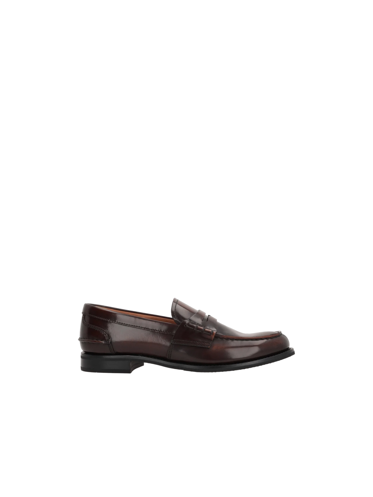 Pembrey Loafers in Polished Fumé Leather-CHURCH'S-JOHN JULIA