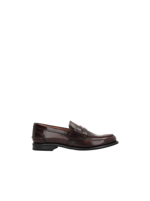 Pembrey Loafers in Polished Fumé Leather-CHURCH'S-JOHN JULIA