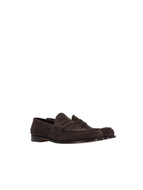 Pembrey Suede Loafers-CHURCH'S-JOHN JULIA