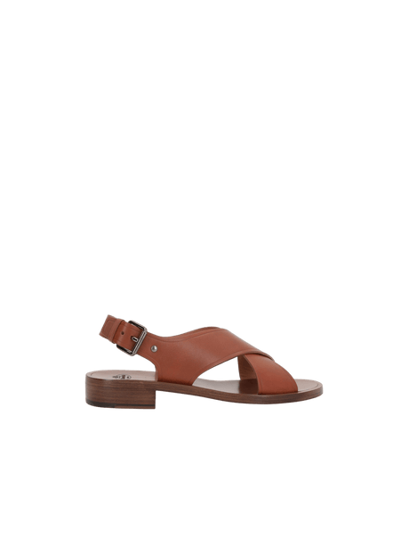 Rhonda 2 Smooth Leather Flat Sandals-CHURCH'S-JOHN JULIA