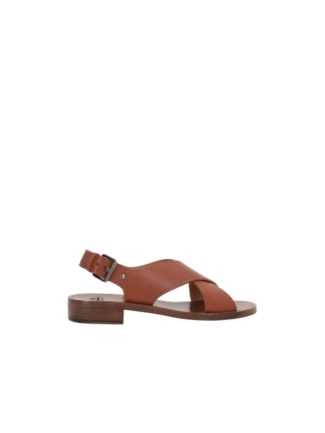 Rhonda 2 Smooth Leather Flat Sandals-CHURCH'S-JOHN JULIA