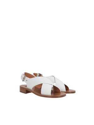 Rhonda 2 Smooth Leather Flat Sandals-CHURCH'S-JOHN JULIA