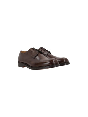 Shannon Bleached Leather Derby Shoes-CHURCH'S-JOHN JULIA