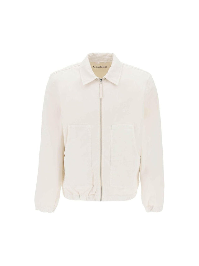 Cotton Canvas Blouson Jacket CLOSED JOHN JULIA.